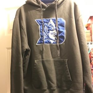 L Grey Duke Blue Devils Campus Heritage Hoodie